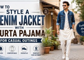 How to Style a Denim Jacket with Kurta Pajama for Casual Outings