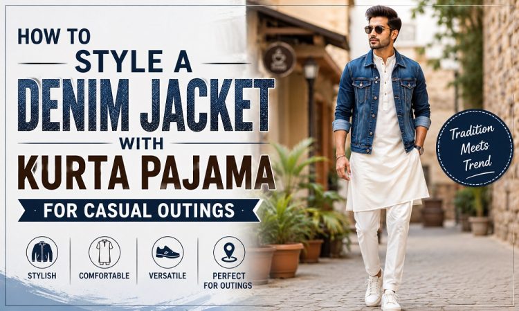 How to Style a Denim Jacket with Kurta Pajama for Casual Outings